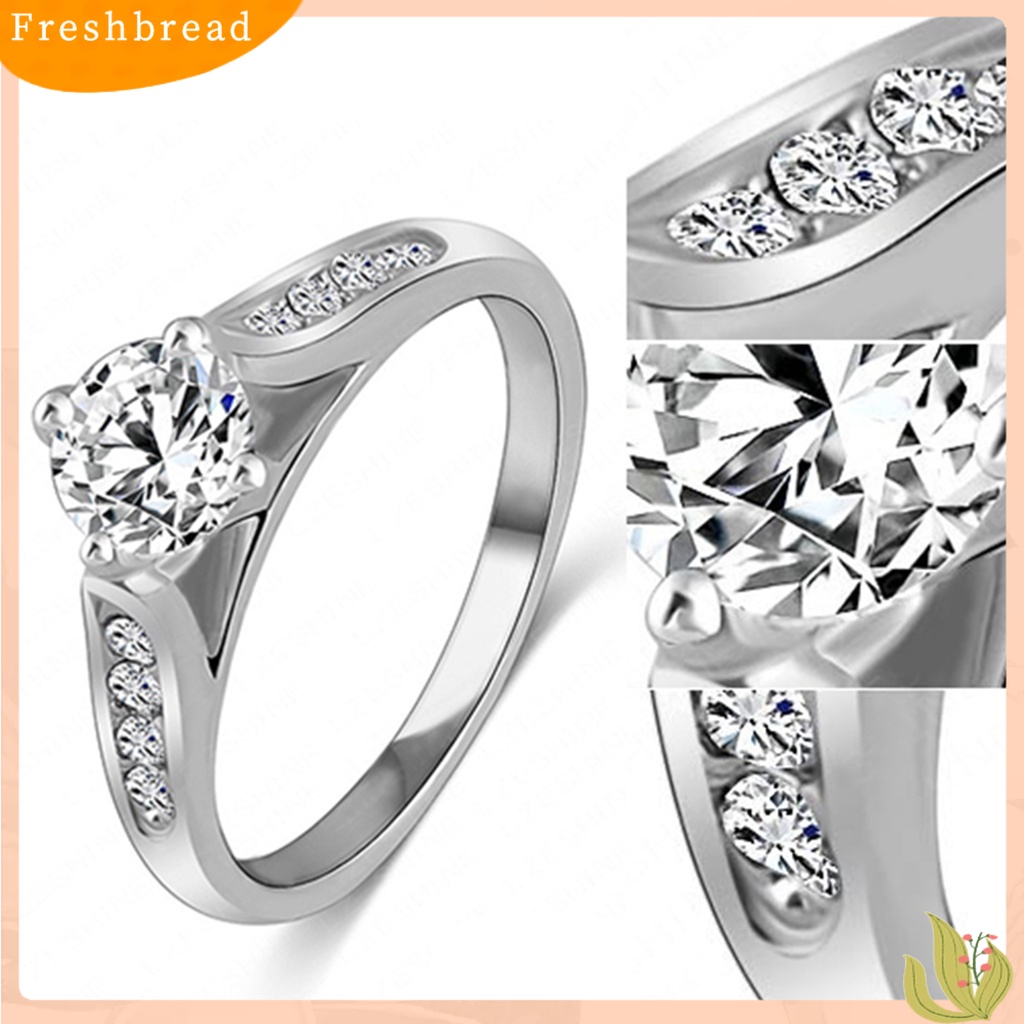 &lt; Freshbread &gt; Cincin Simple Inserted Charming 2warna Cincin Simple Hias Untuk Natal