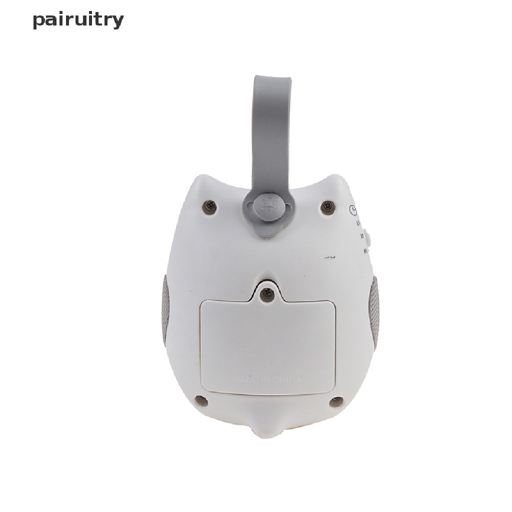 Prt Portable Owl White Noise Machine Baby Soother Dengan 10lagu Musik Lampu PRT