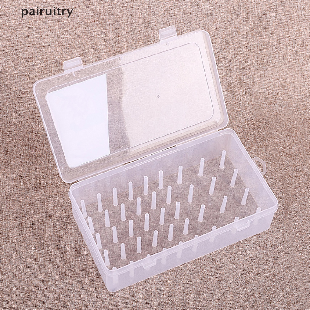 Prt Kotak Penyimpanan Benang Jahit 42buah Spul Bobbin Carry Case Wadah Holder Craft Spool Organizing Case Sewing Storage Box PRT