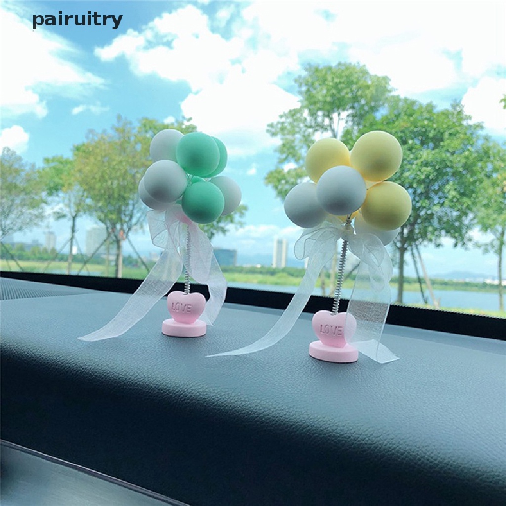 Prt Ornamen Mobil Nodding Balon Dekorasi Dashboard Mobil Spring Goyang Kepala Mainan PRT