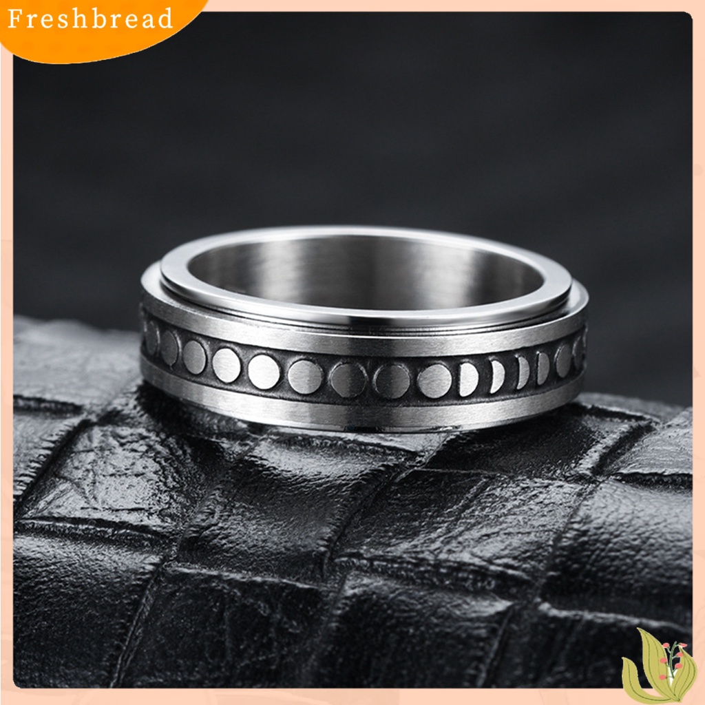 &lt; Freshbread &gt; Pria Cincin Jari Indah Hip-hop Gaya Rotatable Portable Knuckle Ring Untuk Pesta