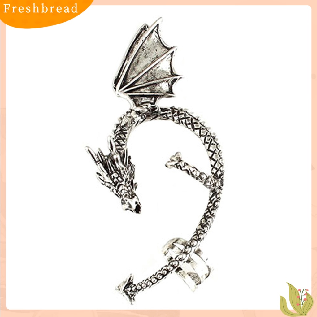 &lt; Freshbread &gt; 1Pc Cincin Telinga Tahan Lama Hadiah Yang Sempurna Nyaman Diukir Anting Cuff Klip Untuk Wanita