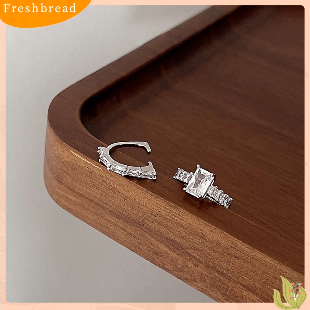 &lt; Freshbread &gt; 1Pc Wanita Fashion Klip Telinga Pengerjaan Halus Bersinar Eye-catching Tanpa Tindik Cukup Kokoh Elegan Halus Klip Untuk Pacaran