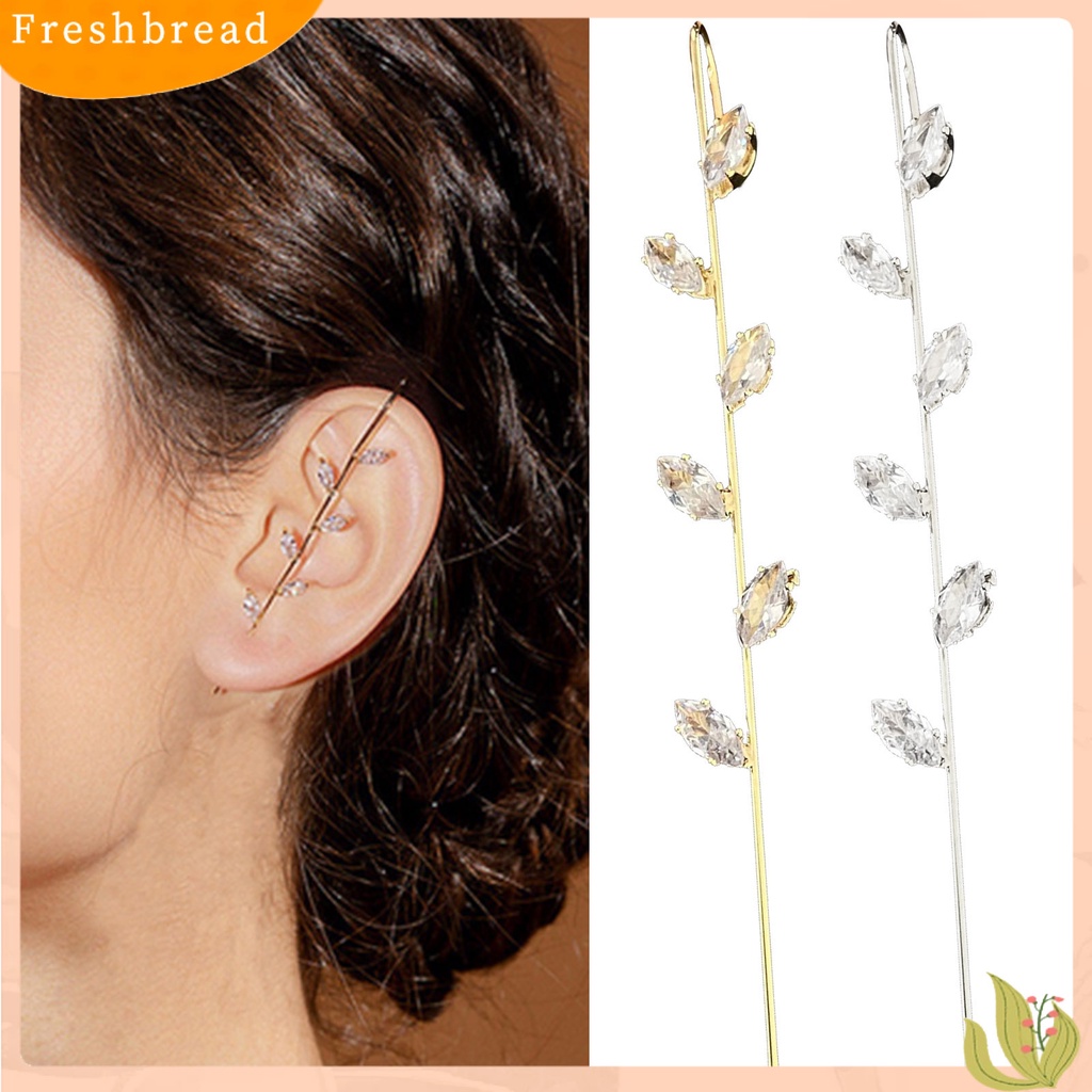 &lt; Freshbread &gt; Wanita Fashion Cubic Zirconia Geometris Ear Stud Earring Perhiasan Hadiah Aksesori