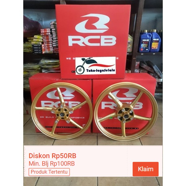 Velg RCB Mx King 160 - 185 SP522 Gold ORIGINAL