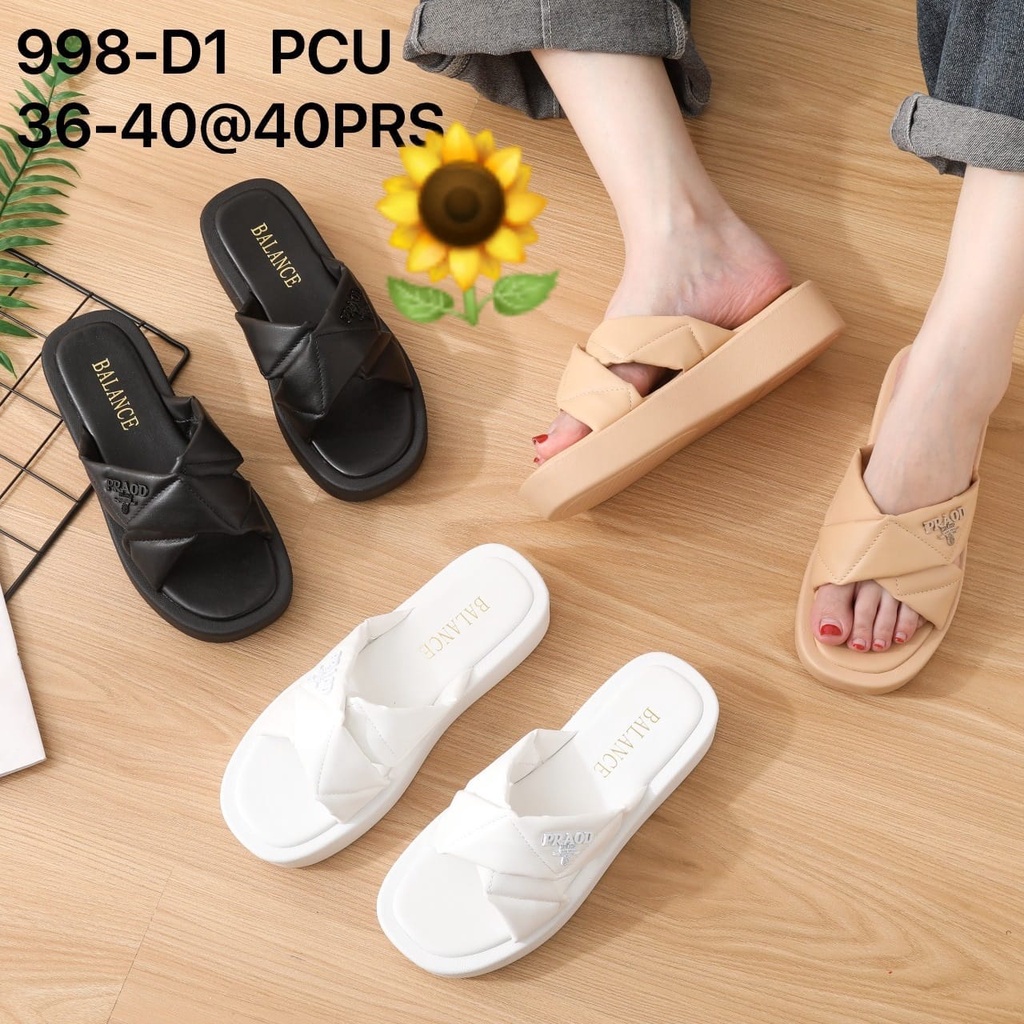 Sandal Karet Jelly Wedges Wanita import Model Terbaru Original Kekinian by AGUNG STYLE Balance 998-D1