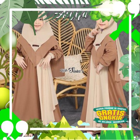 Busana Gamis Anak Perempuan Muslim Syari Gamis Murah Gaun Pesta Anak Muslimah Usia 8 Sampai 11 Tahun