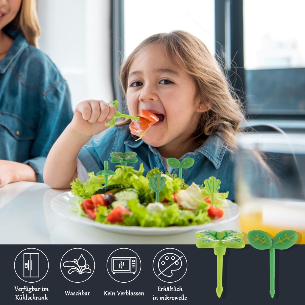 16 Pcs Lucu Balita Anak Garpu Buah Tusuk Gigi Reusable Anak Tahan Aus Tahan Air Kotoran Pengambil Makanan