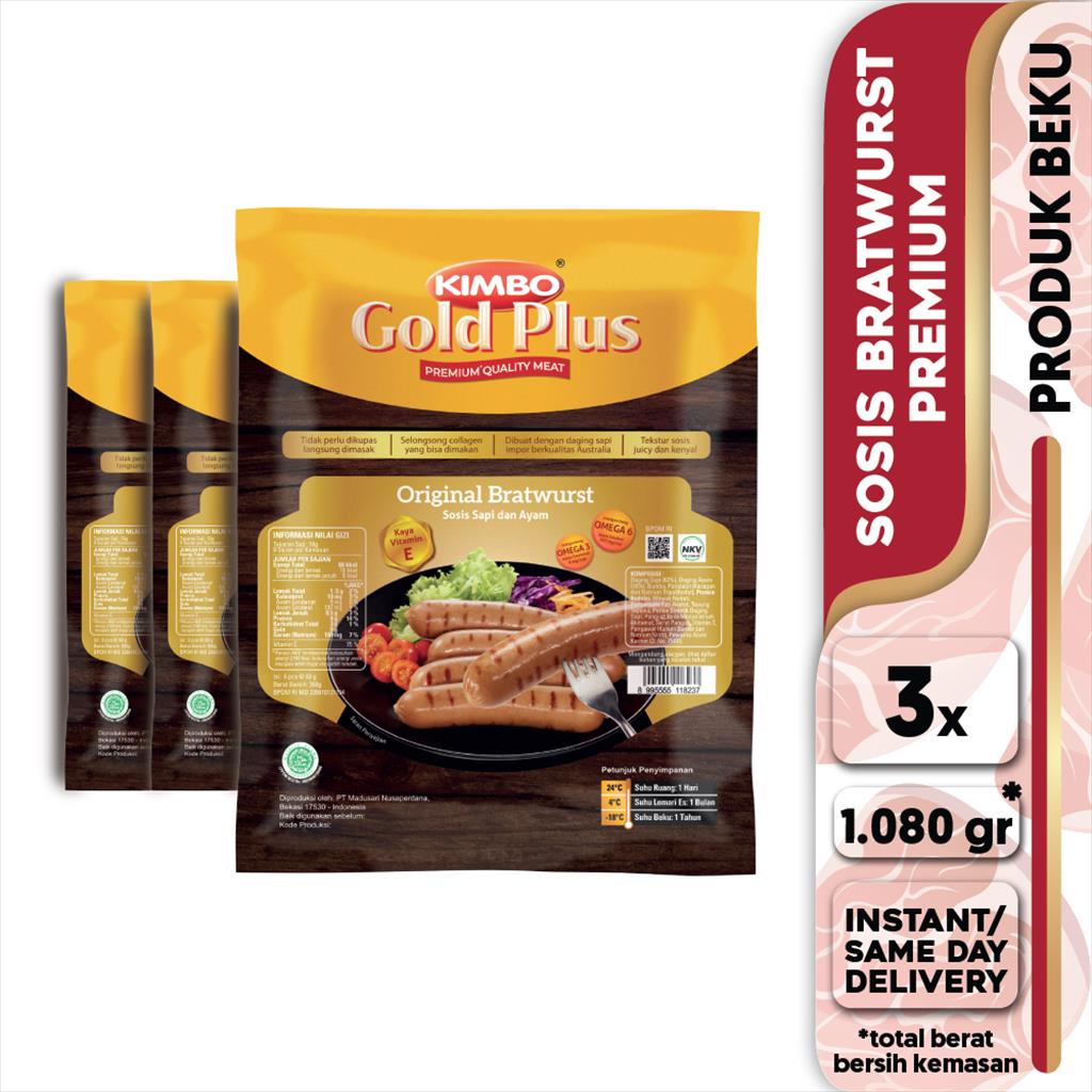 

KIMBO Gold Plus Bratwurst Original6 3x
