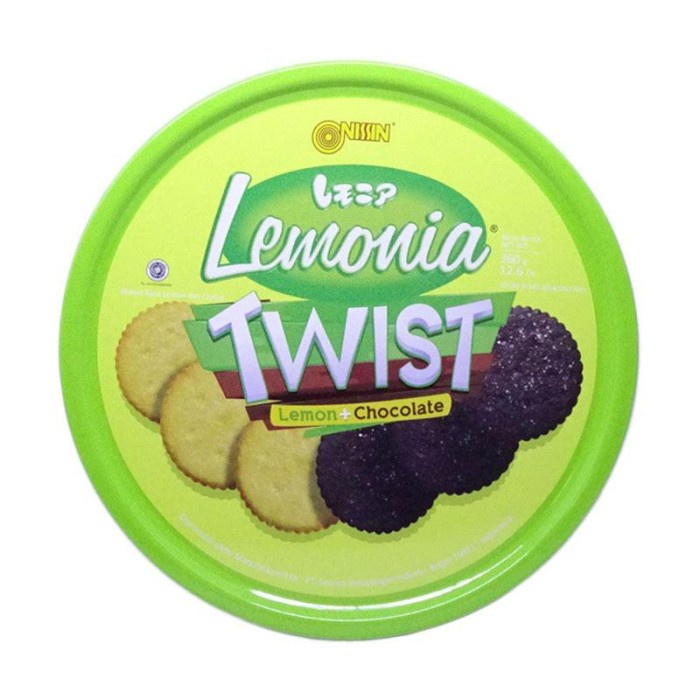 

Nissin Biskuit Lemonia Twist 360gr