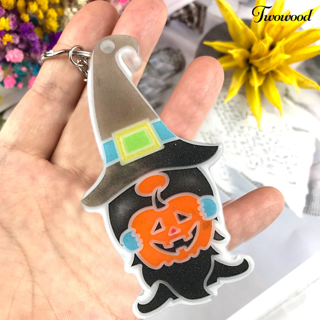 Twowood 1set Gantungan Kunci Cetakan Anti Lengket Dapat Digunakan Kembali DIY Silikon Paskah Gnome Liontin Kerajinan Tangan Membuat Cetakan Untuk Hadiah