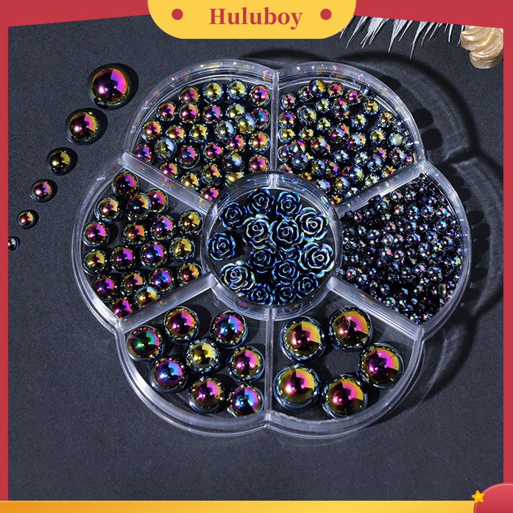 {In Stock} 1kotak3 /5 /6 /8 /10mm Kuku Faux Pearl Tiga Dimensi Mengkilap Gloss DIY Mini Setengah Bulat Mutiara Imitasi Kerajinan Nail Art Decor Manicurist Supply