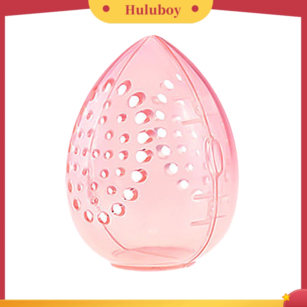 {In Stock} Egg Shaped Beauty Powder Puff Sponge Stand Penyimpanan Case Box Perlengkapan Makeup