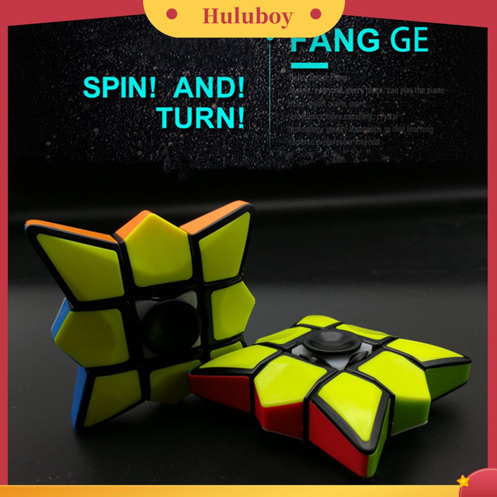 {In Stock} Cube Spinner Mainan Fidget Spinner Kubus Anak-Anak Anti-Pereda Stress Fleksibel Warna-Warni Untuk Anak