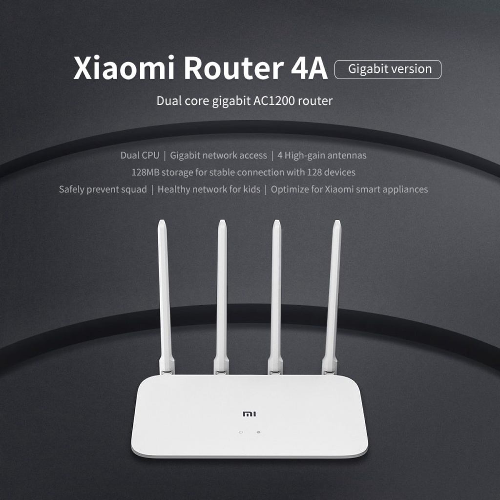 Router Internet Wifi Dual Core 1000 Mbps 4 Antena 128 MB DDR3