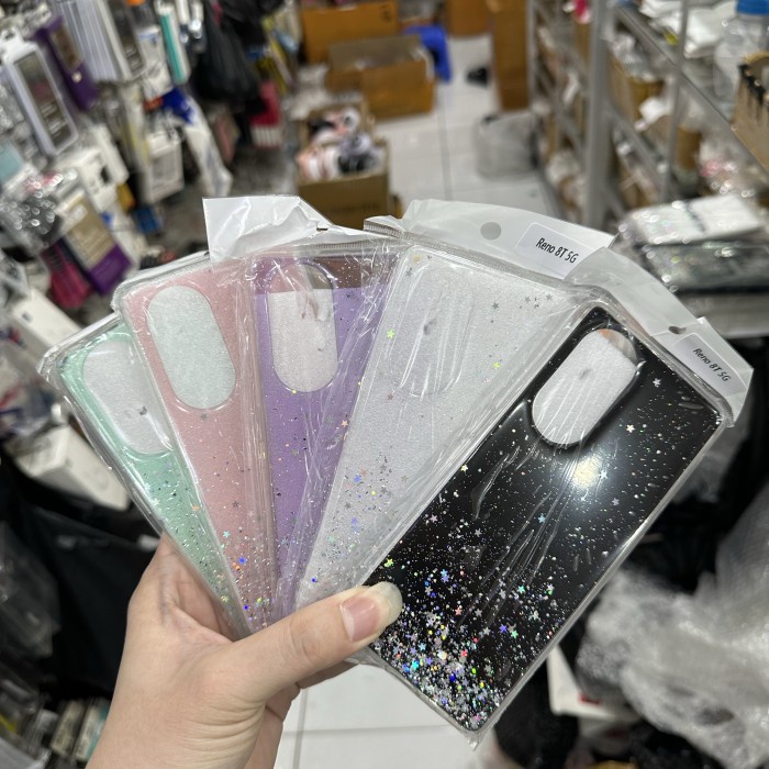 CASE GLITER OPPO RENO 8T 5G