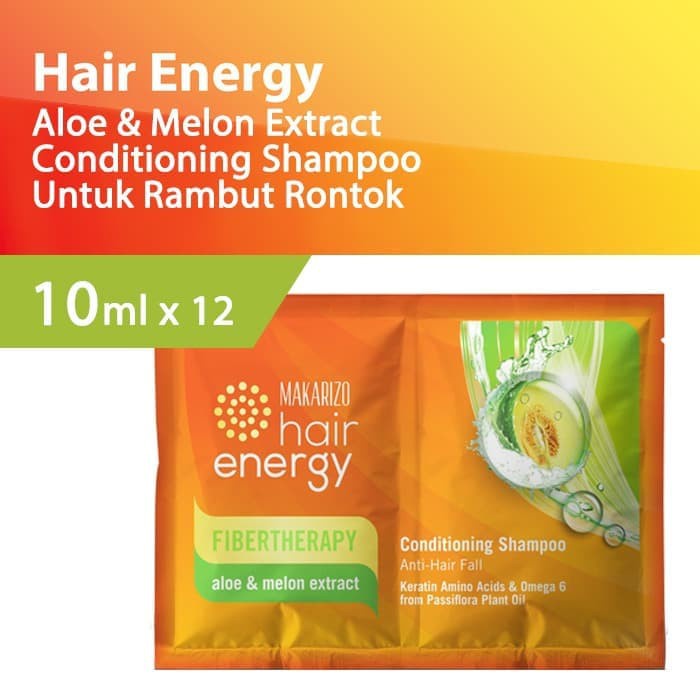 Makarizo Hair Energy Fibertherapy Conditioning Shampoo 10 ml Rumah Cantik 354