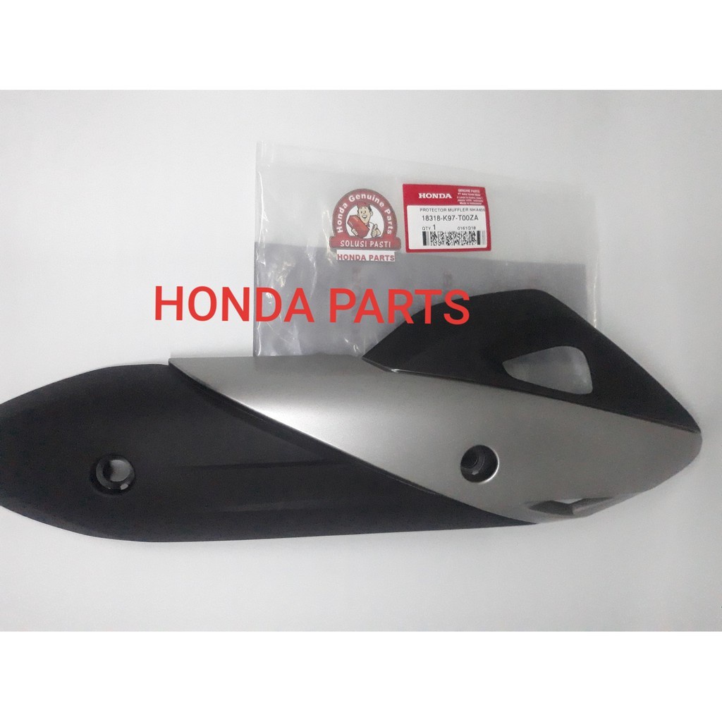 TUTUP KNALPOT PROTECTOR MUFFLER NEW PCX LOKAL 18318-K97-T00ZA ORIGINAL AHM