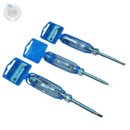 Obeng Tespen / Obeng Test Pen JUNIOR Screwdriver Tespen AC 100-500 Volt OLS ELECTRIC TESPEN BIRU/ELECTRIC TESPEN/OBENG TESPEN AC/OBENG TASPEN LISTRIK [COD]