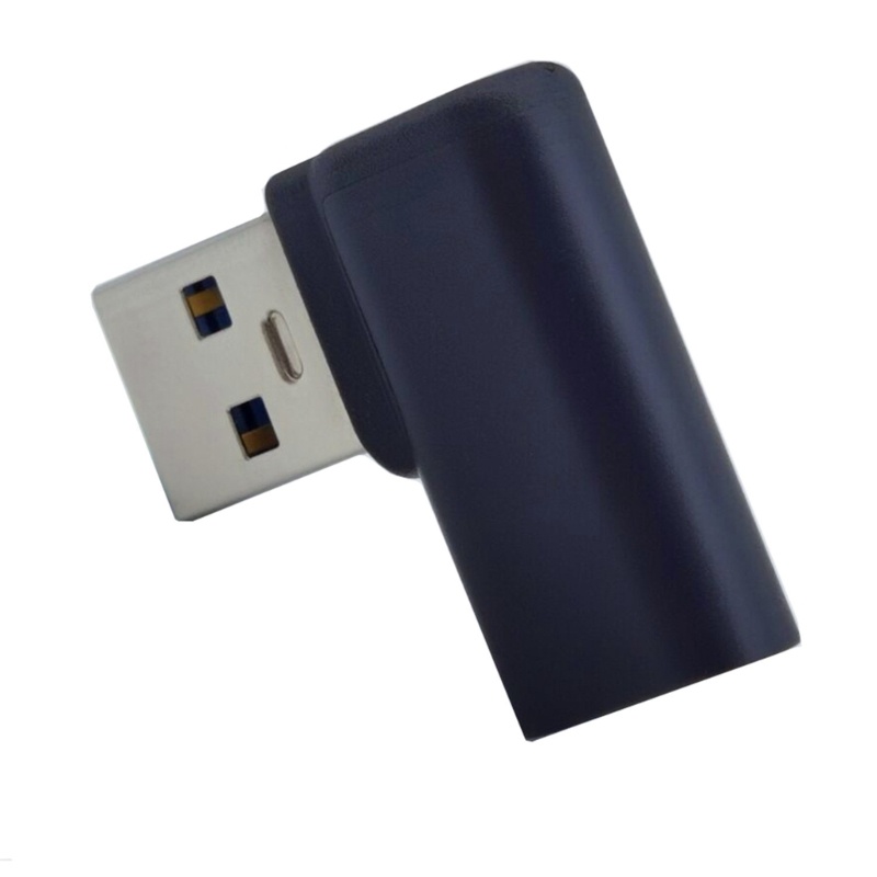 Adaptor zzz Usb3 0 Sudut Kanan 90derajat Male to Type C Female Konektor 10Gbps