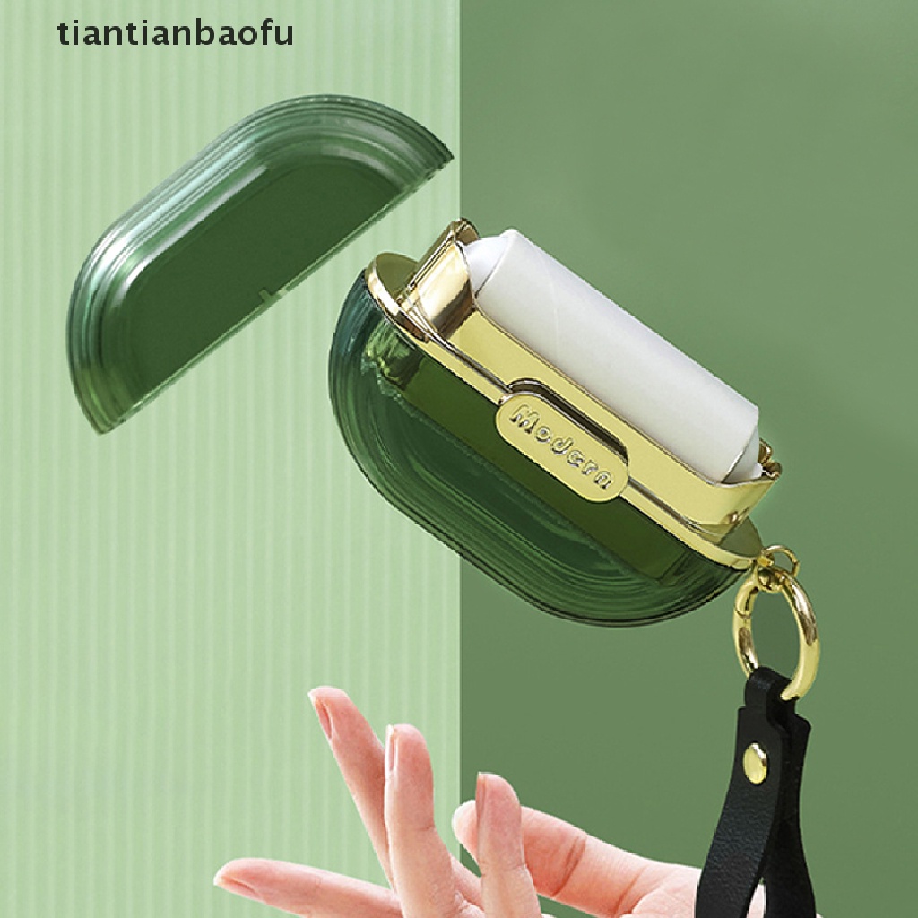 [tiantianbaofu] Kertas Roll Portable Sticky Roller Debu Wiper Sobek Lint Roller Remover Brush Butik