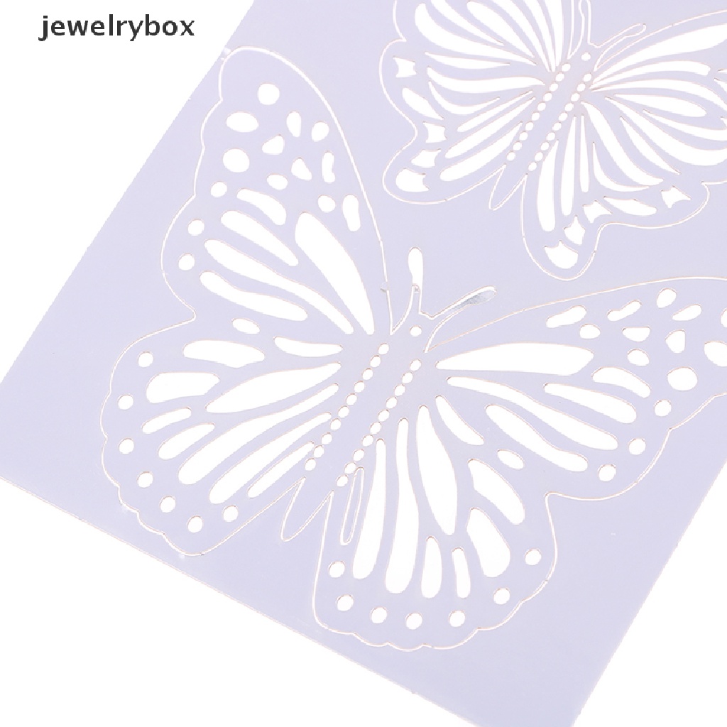 [jewelrybox] 12 Pcs Emas 3D Kupu-Kupu Pernikahan Kue Topper Papan Emas Selamat Ulang Tahun Kue Topper Untuk Pesta Ulang Tahun Bayi Dekorasi Kue Butik