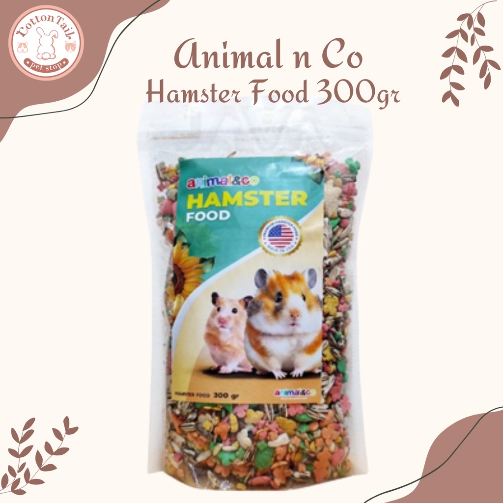 Animal&amp;co Hamster Food With Snack 300 gram - Makanan Hamster