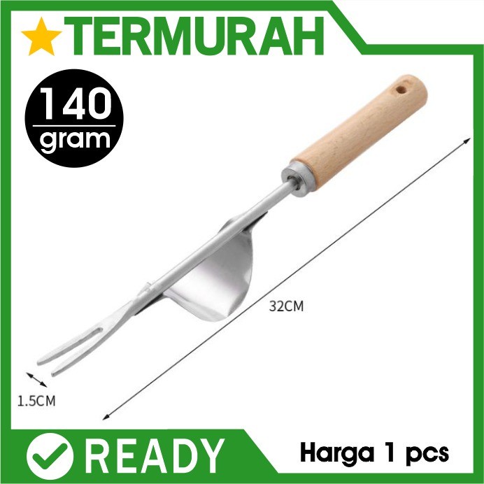 Alat Pencabut cabut akar Rumput tanaman Liar Manual Garpu Weeder