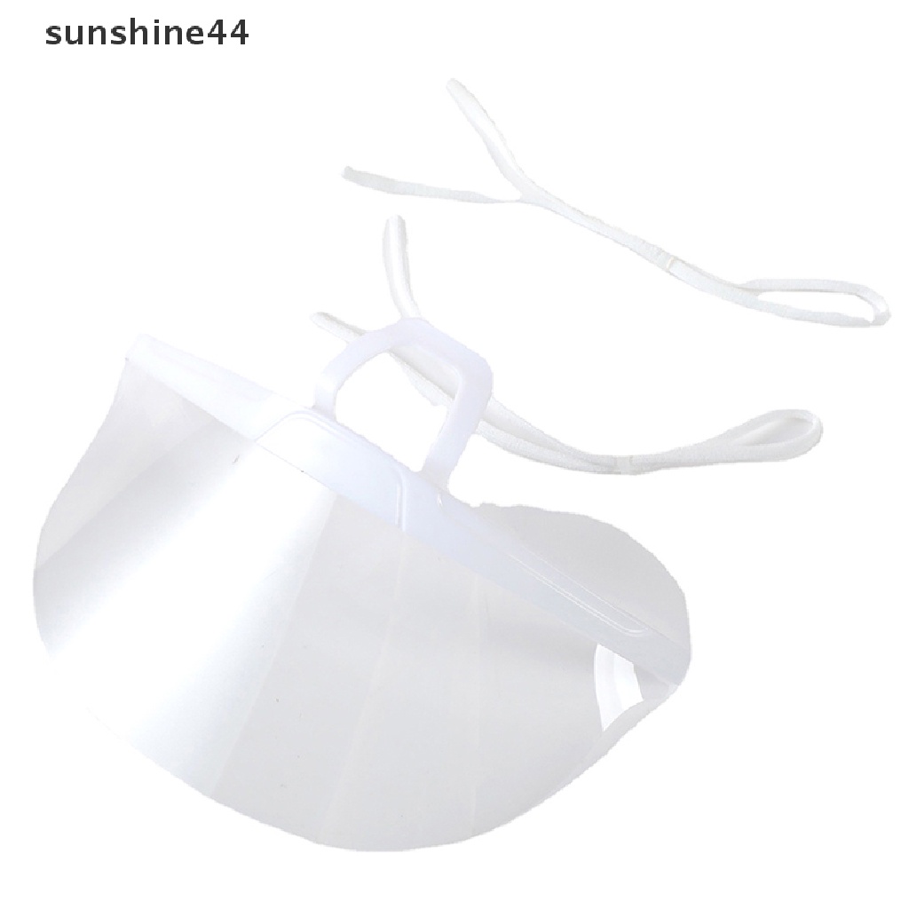 Sunshine 5pcs/batch Masker Transparan Permanen Anti Kabut Catering Hotel Chef Waiter Mask ID