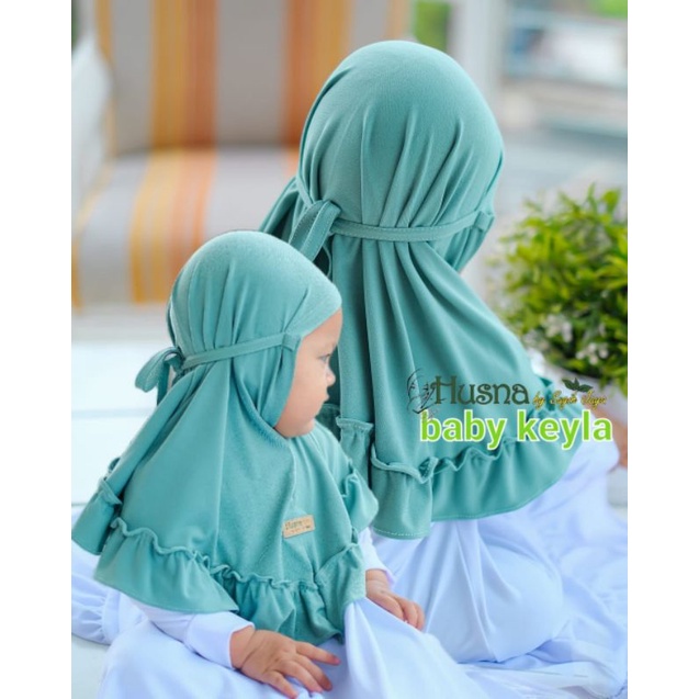 Premium Hijab Baby KEYLA Jilbab Bayi 0-3tahun ORI Husna