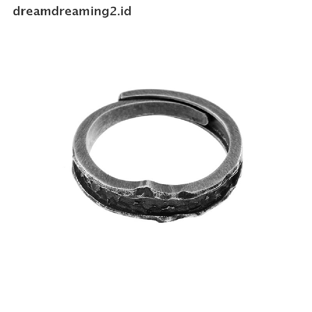 (hot) New Abyss Ring Cincin Pasangan Pria Buatan Tangan Retro Sederhana Pria Dan Wanita Rings//