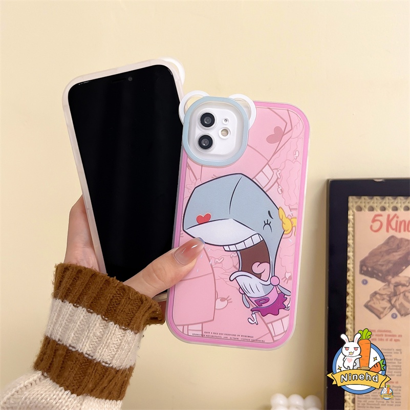 IPHONE Casing Kompatibel Untuk Iphone14 13 12 11 Pro Max X Xr Xs Max SE 8 7 6 6s Plus Se2020Pasangan Patrick Star Phone Couple Soft Case Pelindung Kamera Shockproof Soft Cover Pelindung SE 2020 SE