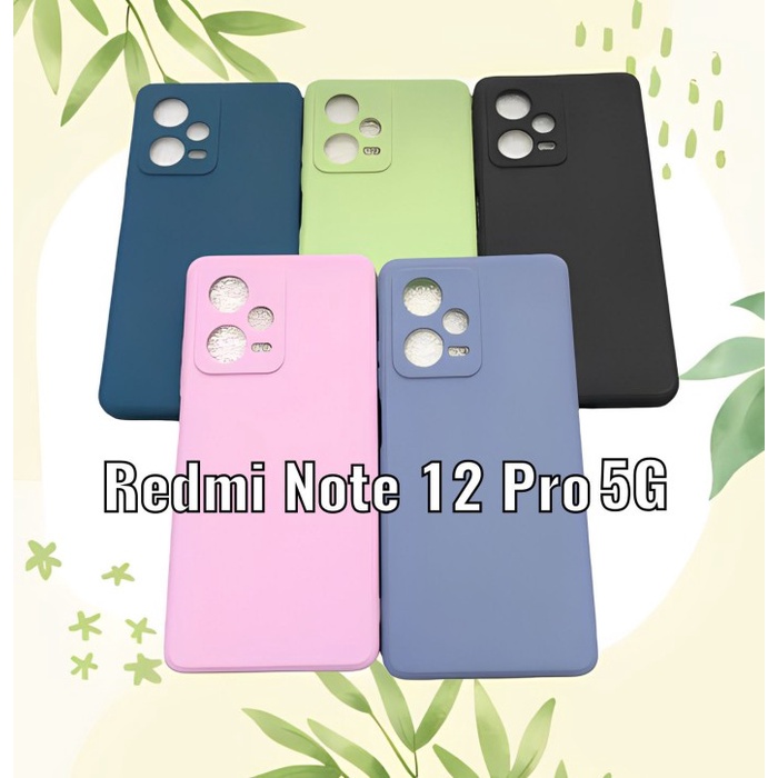 Softcase Samsung Redmi Note 12 pro Silicone Liquid Logo Square Colors