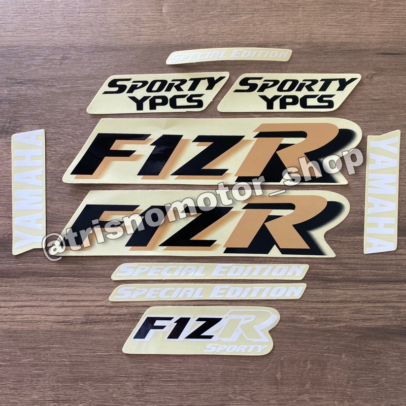striping body yamaha fiz r f1z r sporty sticker stiker fizr f1zr malboro gold lis list motor standar