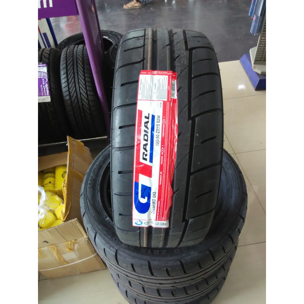 Ban Semi Slick GT Radial Champiro SX2 Ukuran 195/50 R15