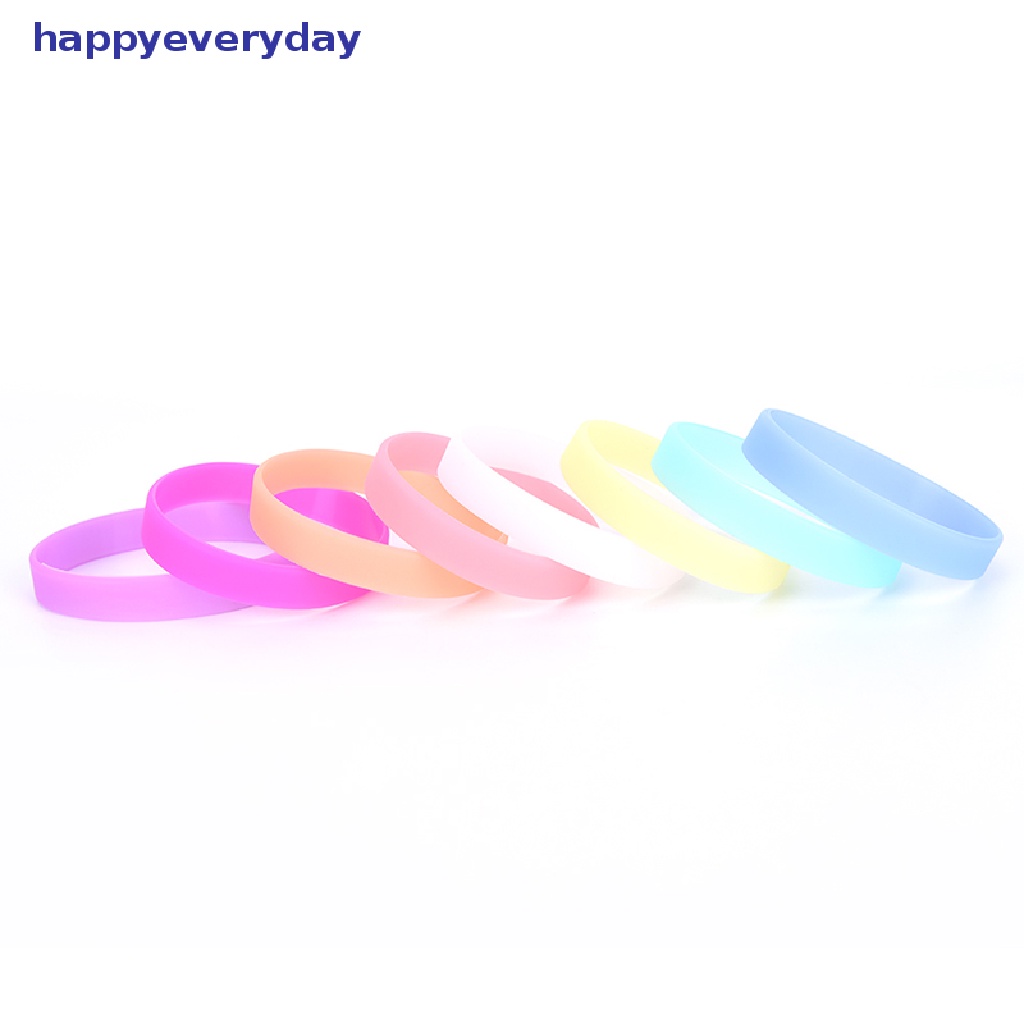 [happy] Gelang Tangan Karet Silikon Glow In The Dark Noctilucous [ID]