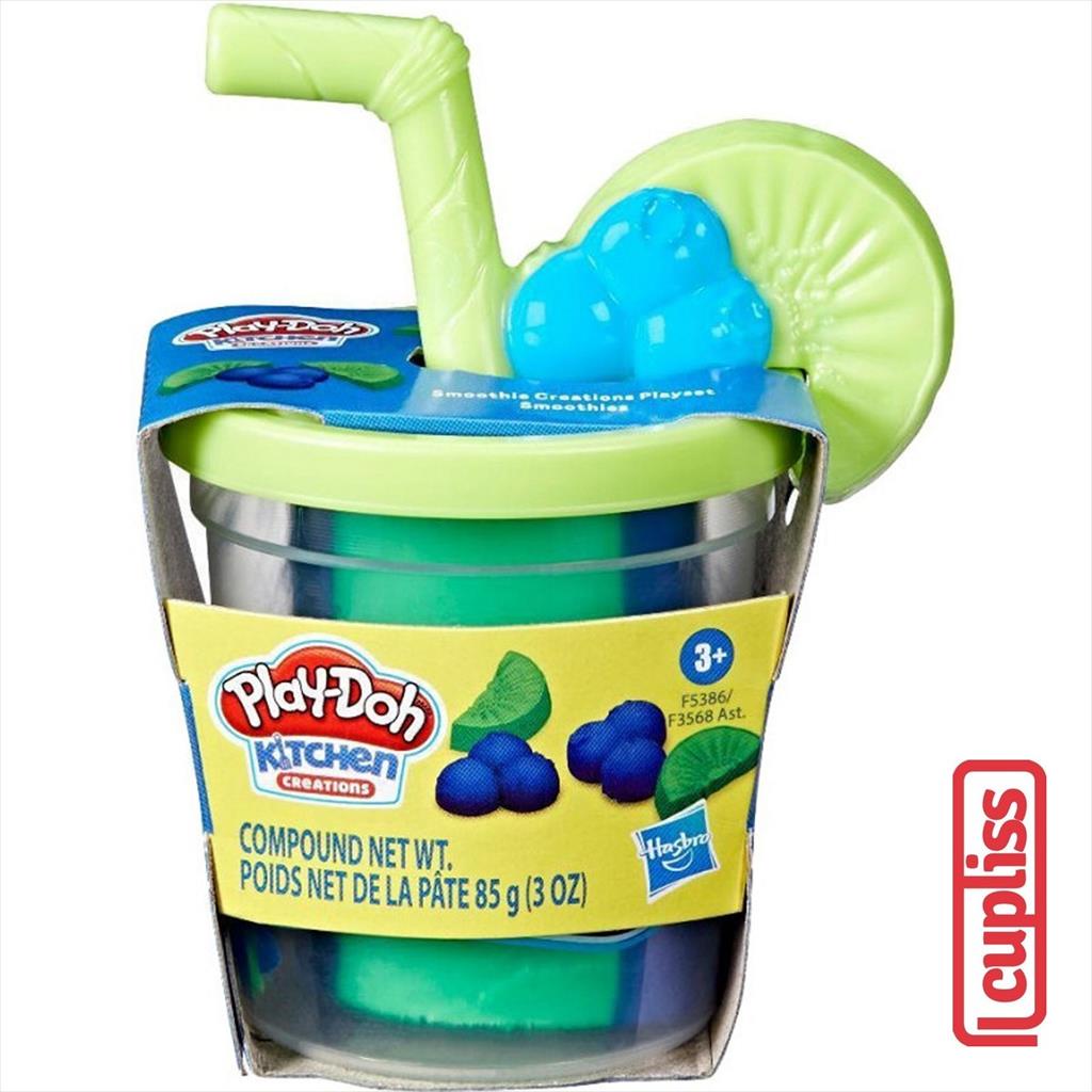 Play Doh Smoothie Creations Green Blue 3oz Hasbro F3568 Playdoh