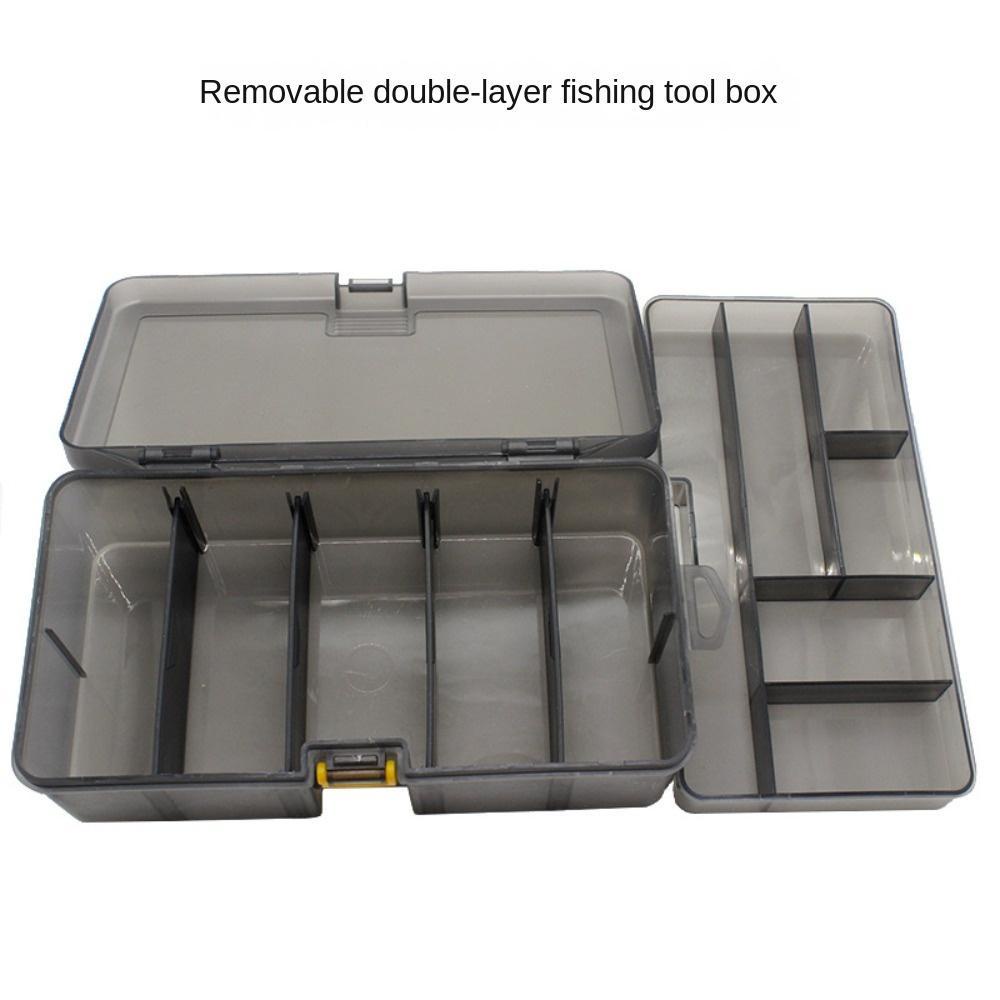 TOP Fishing Tackle Box Waterproof Container Organizer Aksesoris Pancing