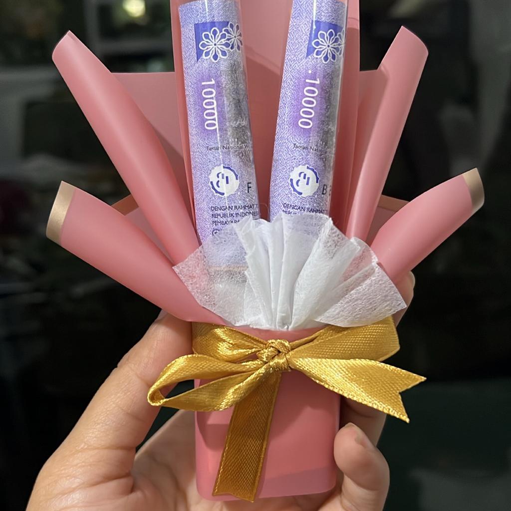 Buket Uang Mini Angpao / Buket THR Lebaran Kosongan