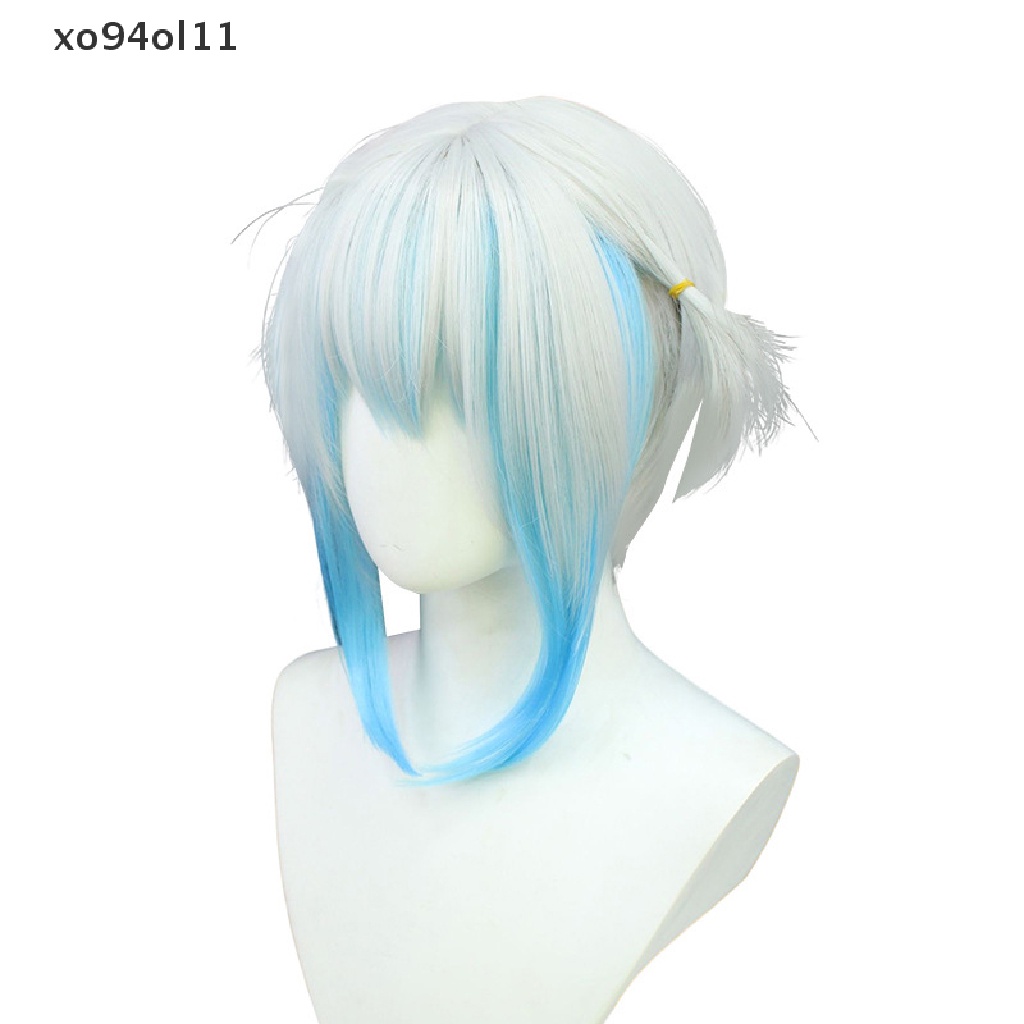Xo 1Pc VTuber Hololive Gawr Gura Cosplay Wig Hololive Inggris Cosplay Rambut 35cm OL