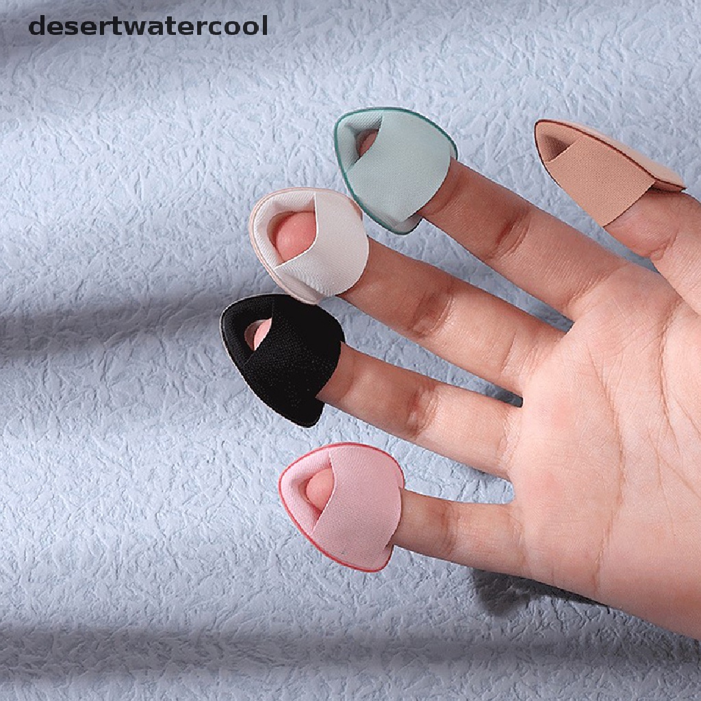 Deid 5Pcs Bentuk Jari Bantalan Udara Spons Foundation Makeup Tinggi Puff Tools Martijn