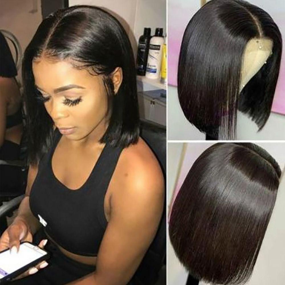 Lily Alami Wig Rambut Mode Baru Desain Baru Density Sopak
