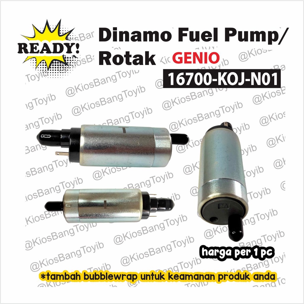 Rotak Rotax Dinamo Fuel Pump Honda GENIO BEAT 2021 (16700-KOJ)