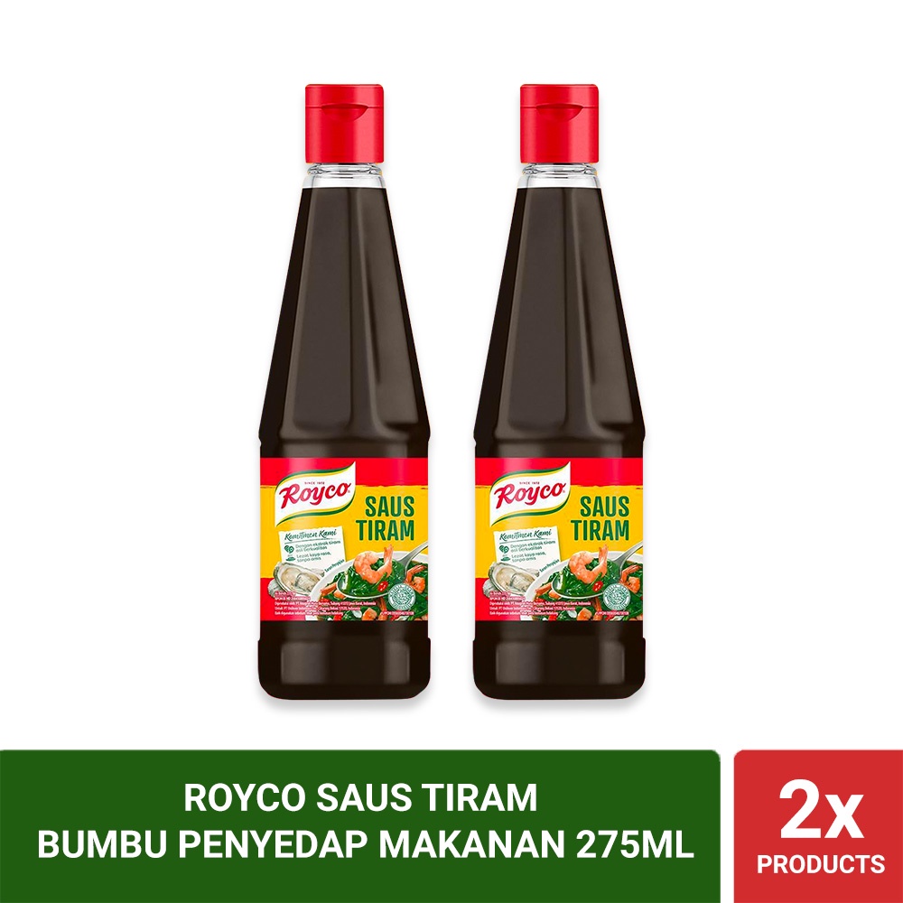 Royco Saus Tiram Bumbu Penyedap Makanan Kaya Rasa Tanpa Amis 275ml Twinpack