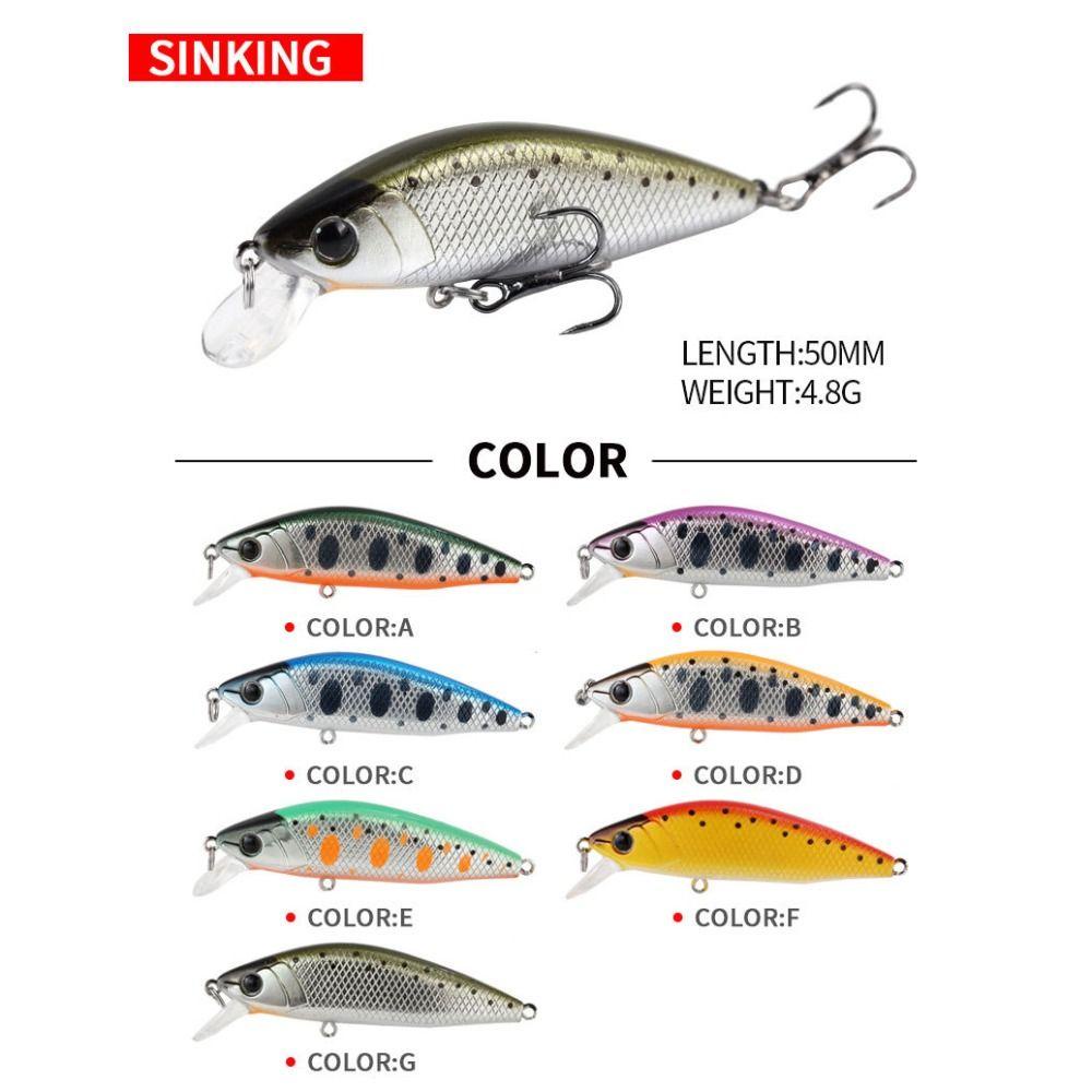 Lanfy Cacing Lure Umpan Plastik Buatan 5 cm Umpan Pancing Mini Wobbler Set Umpan Pancing Wobblers Carp Fishing Lure