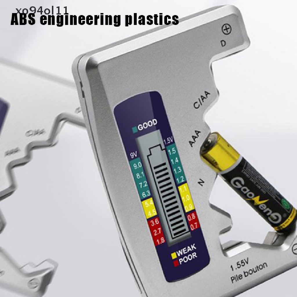 Xo Universal Digital LCD Tester Checker C D N AA Ce 9V 1.5V AAA Tombol OL