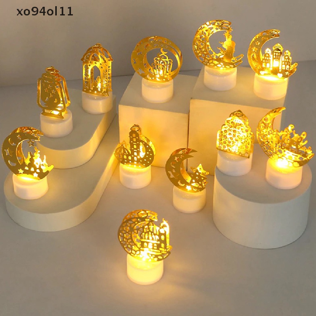 Xo 2023lampu Led Eid Mubarak Dekorasi Ramadhan Muslim Pesta Rumah OL