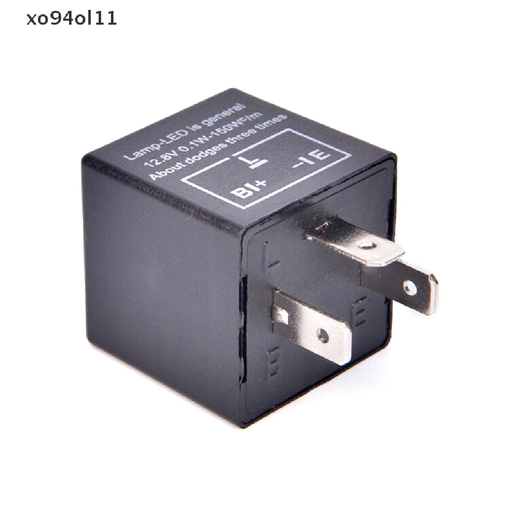 Xo 12V 3-Pin LED Adjustable Car Flasher Flash Relay Untuk Lampu Sein CF13 OL