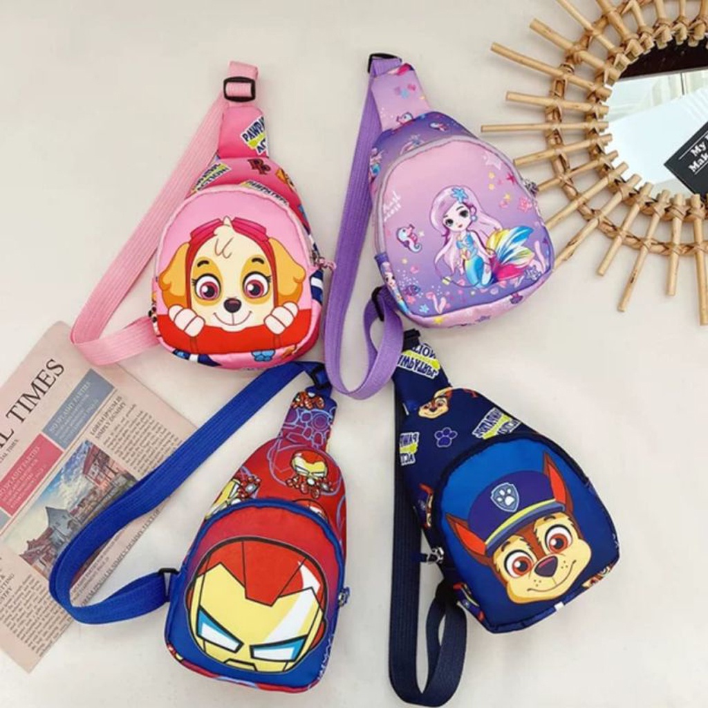 ☀INDOLAND☀  Tas Anak Paw Patrol Tas Slempang Anak Laki W188