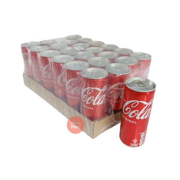 

Coca-Cola/Fanta/Sprite Kaleng Minuman Besoda Kaleng Slim 250ml x 24klg